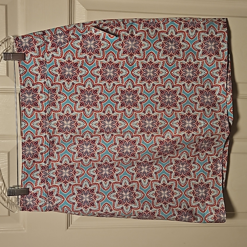 Talbots Kaleidoscope Print Skirt